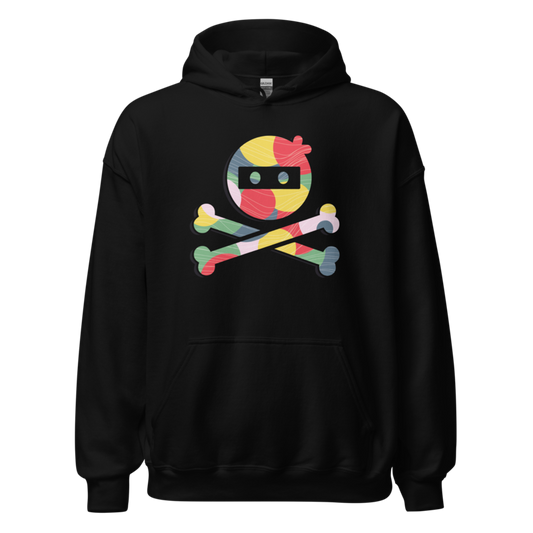 Subtle Nerd Color Pop Hoodie - Black