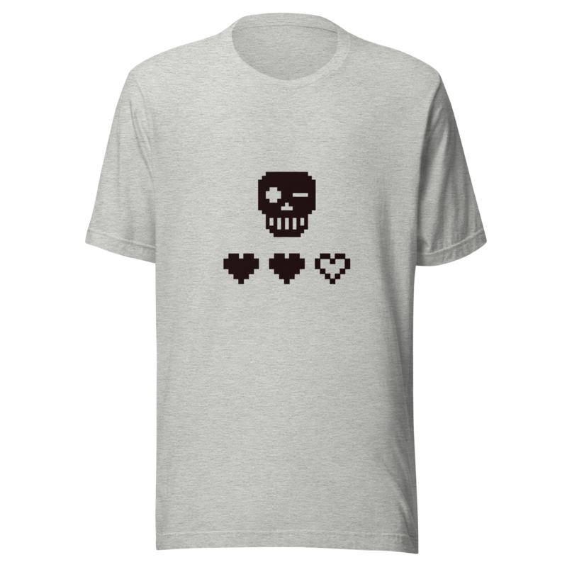 Pirate Gamer T-Shirt - Athletic Heather