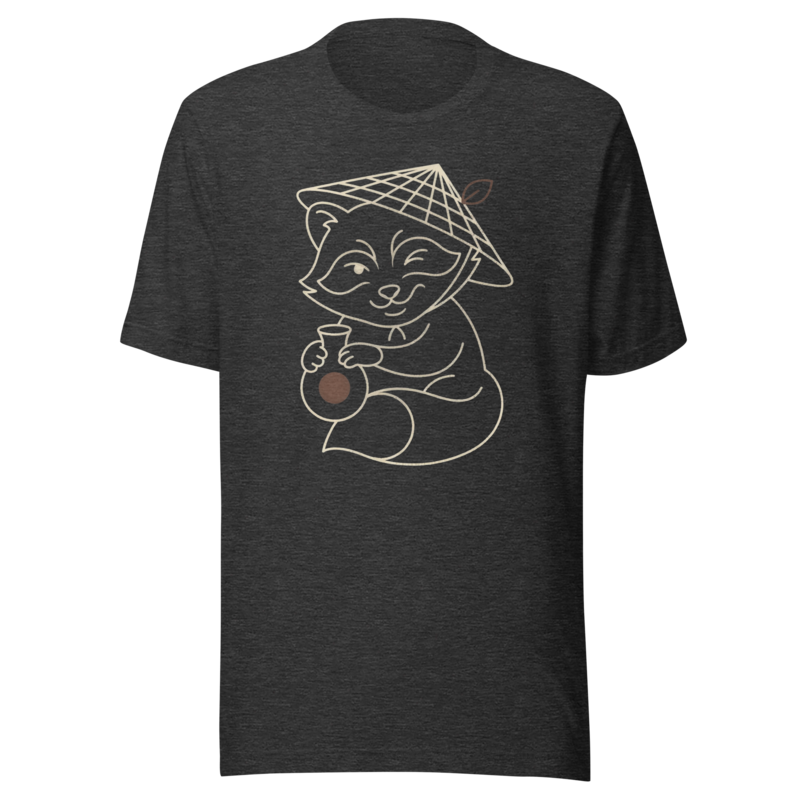Tanuki | Japanese Folklore Tee - Dark Grey Heather