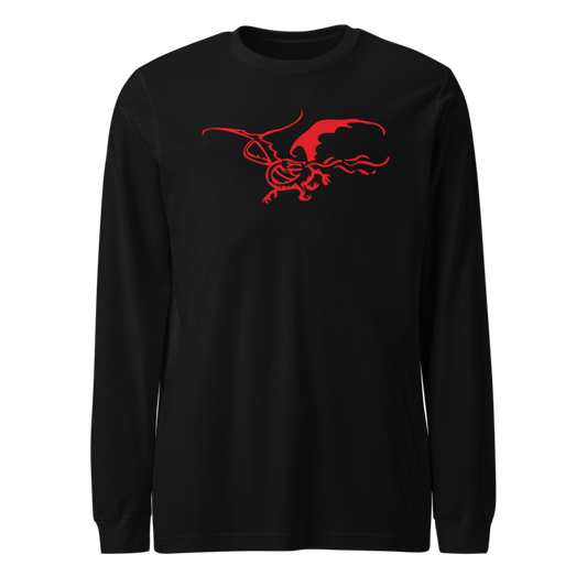 The Red Dragon Long Sleeve - Black