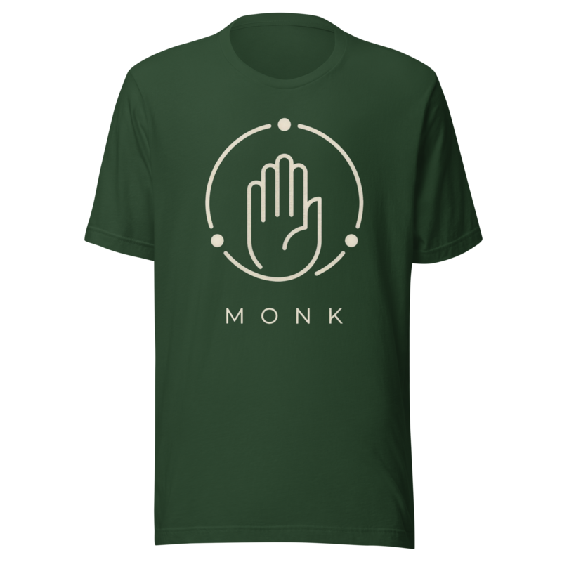 Monk | TTRPG Class Icon Tee - Forest