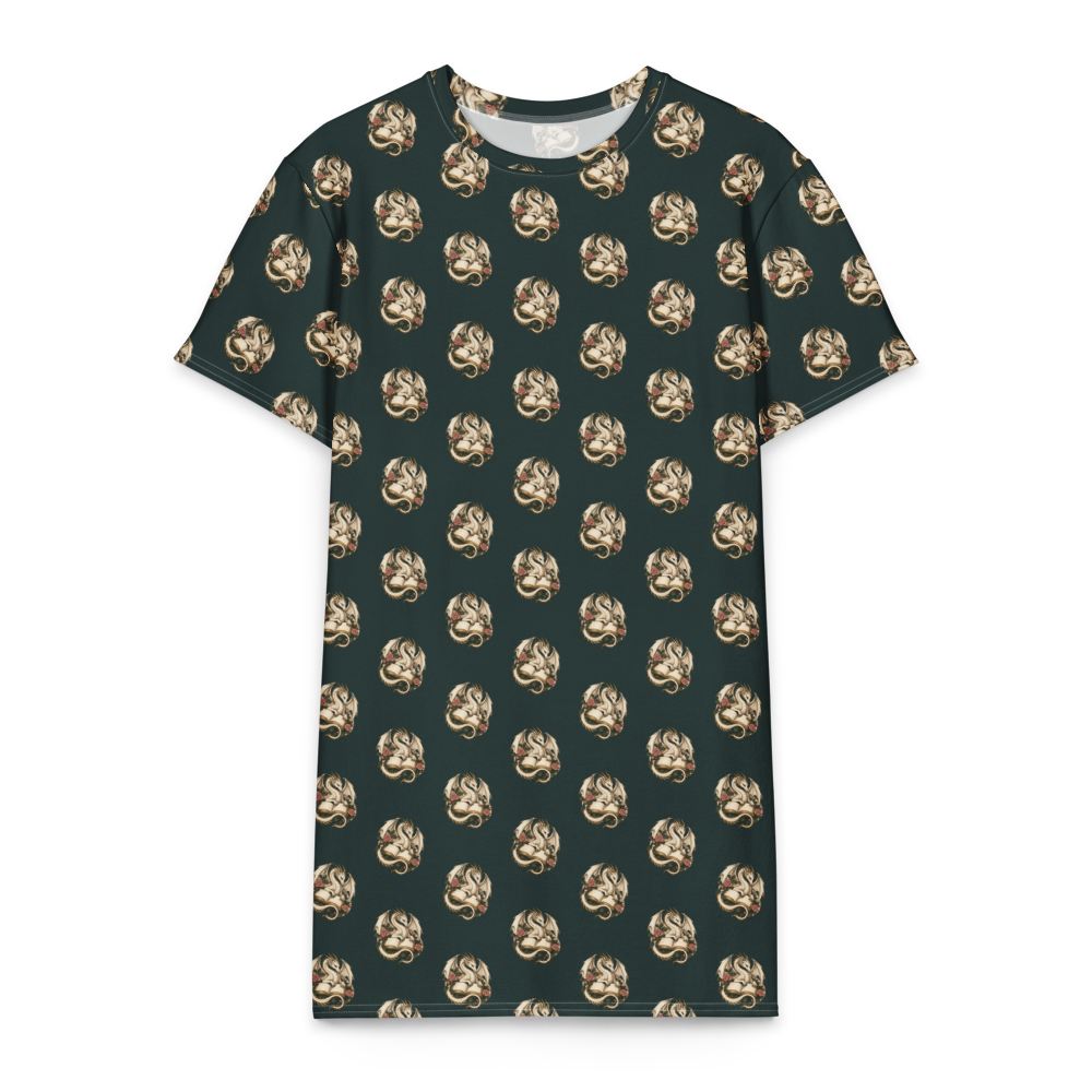 Dragonbound | Romantasy Dress — Cotton T-Shirt — supplier mockup