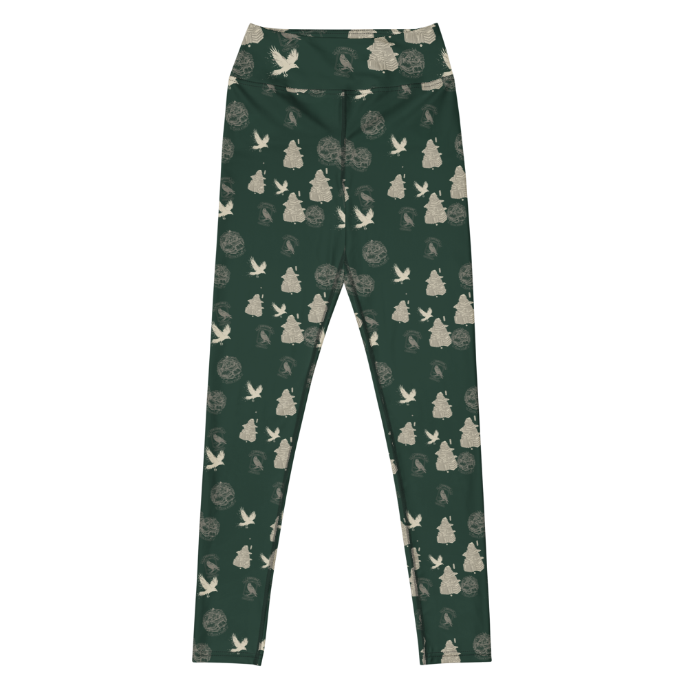 Tsundoku | Yoga Leggings - flat