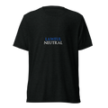 Lawful Neutral Shirt - Solid Black Triblend