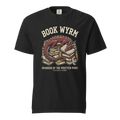 Book Wyrm dragon book hoard tee, Black