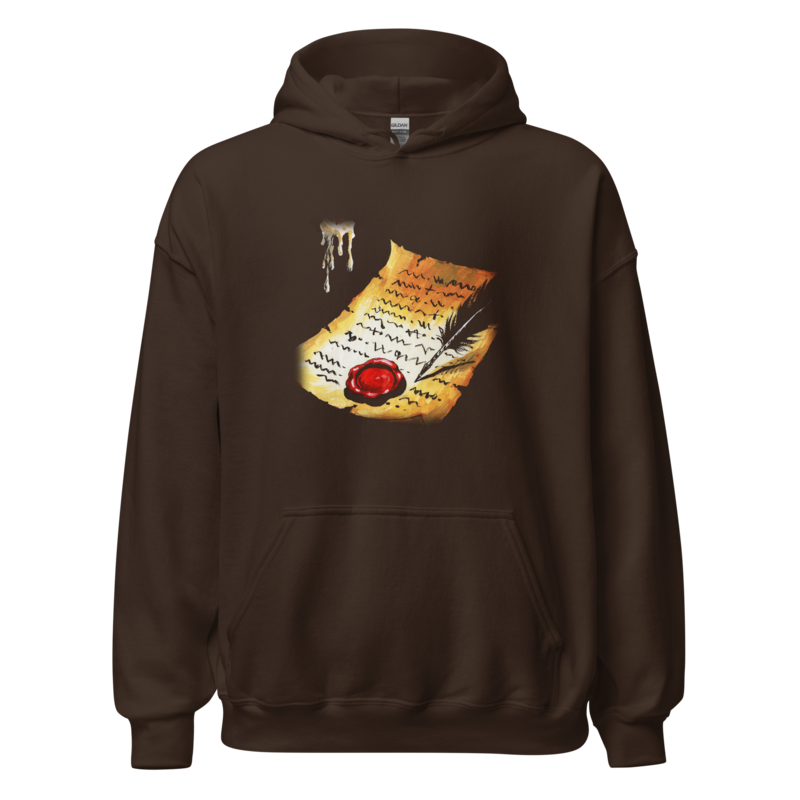 Terms of the Contract | Retro Fantasy Hoodie - Dark Chocolate