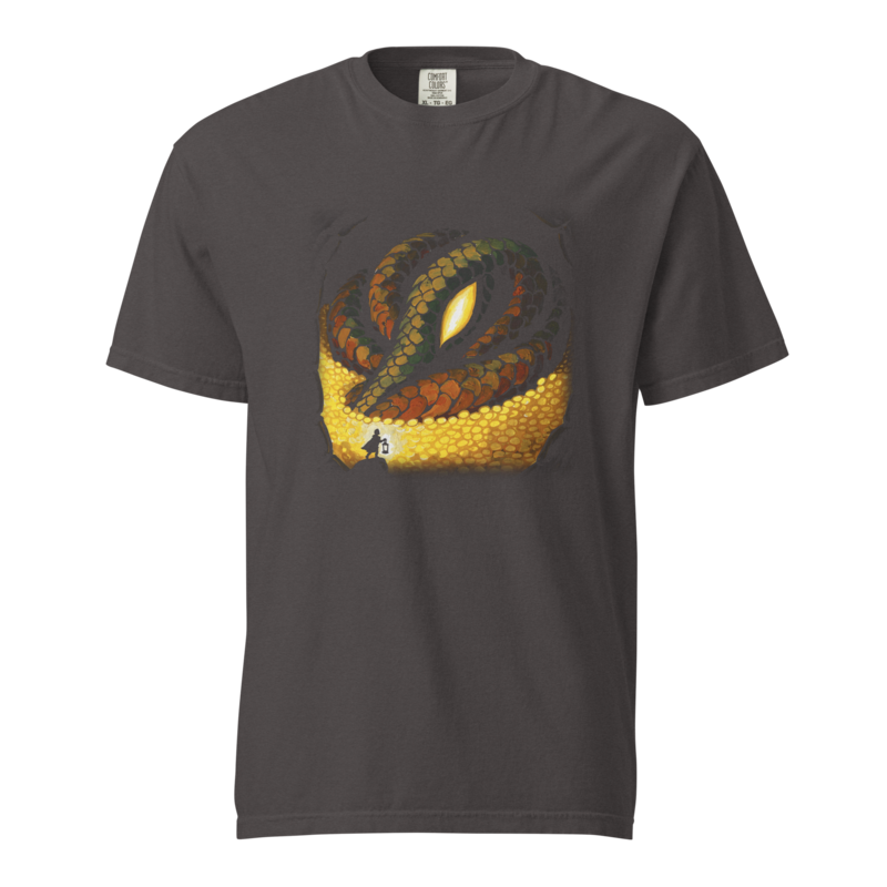 Where the Gold Sleeps | Retro Fantasy Tee - Graphite