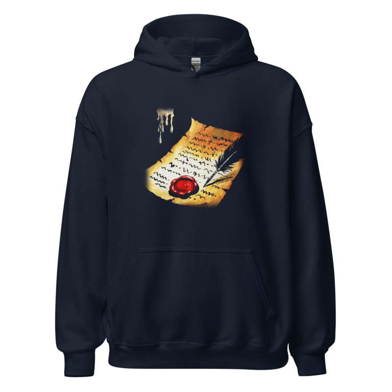 Terms of the Contract | Retro Fantasy Hoodie - Navy