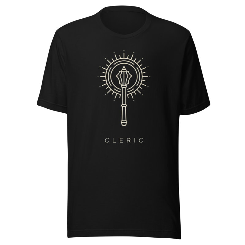 Cleric | TTRPG Class Icon Tee