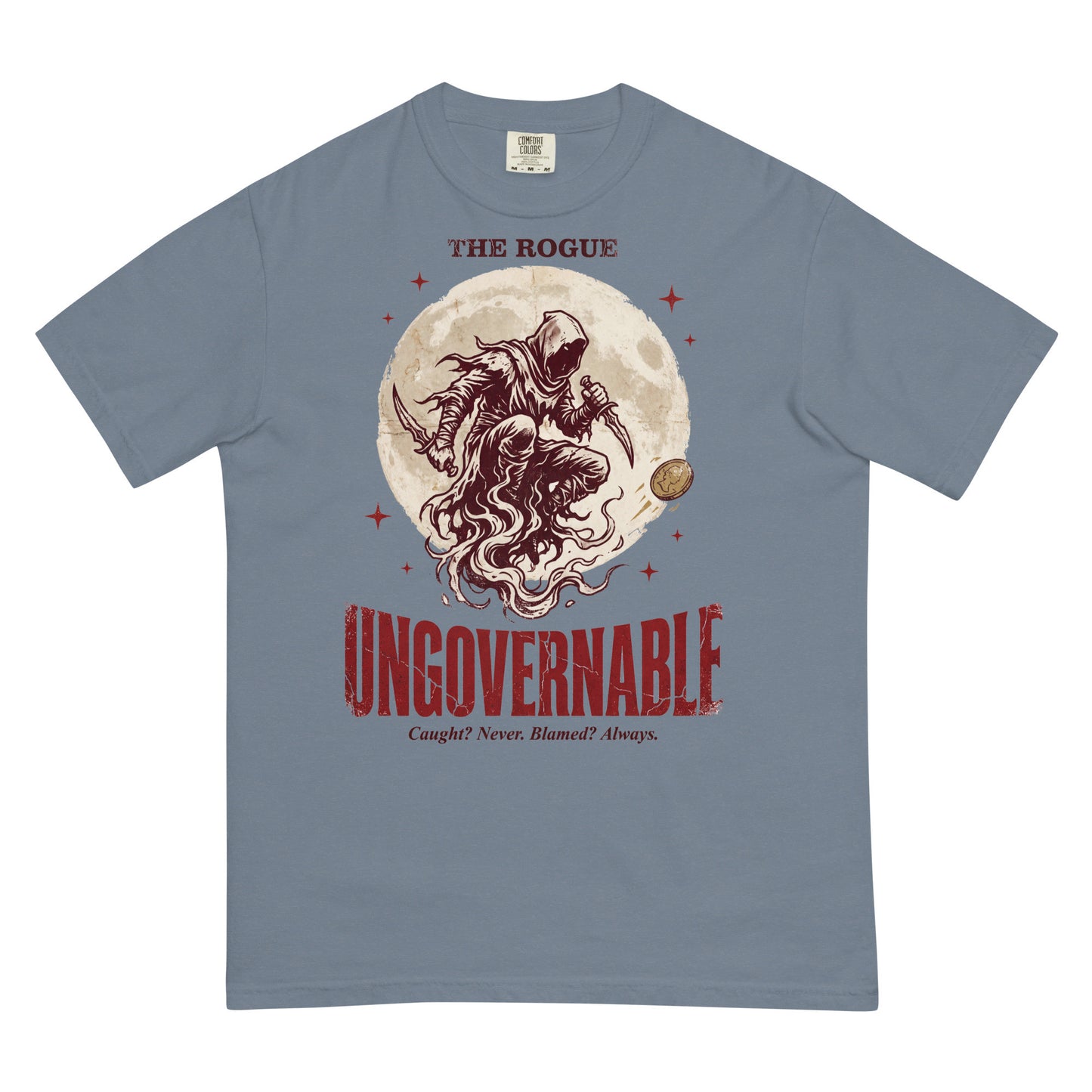 Rogue - Ungovernable | TTRPG Class Shirt | Vintage Tabletop RPG Tee
