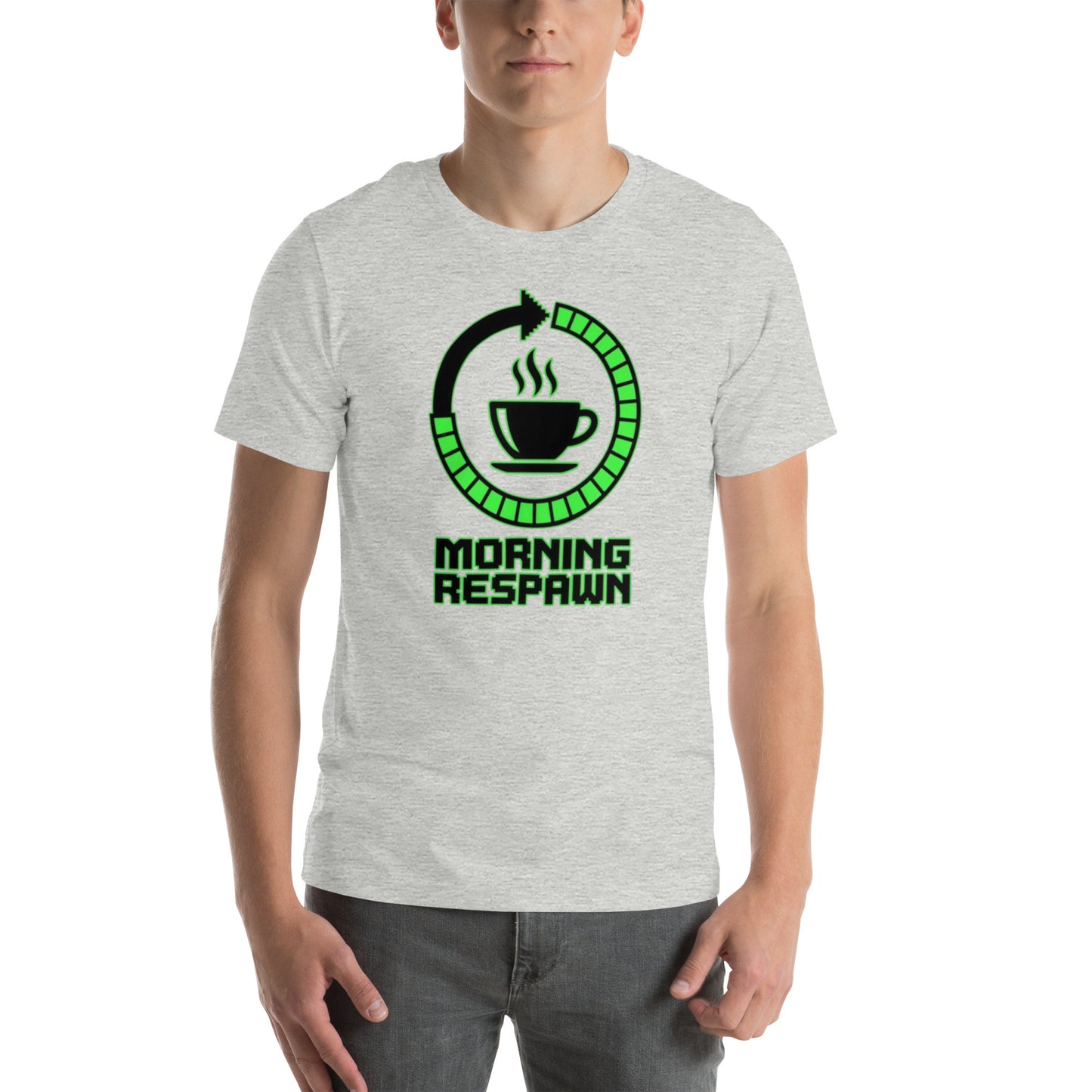 Morning Respawn — Coffee Loading | Gamer Coffee Tee