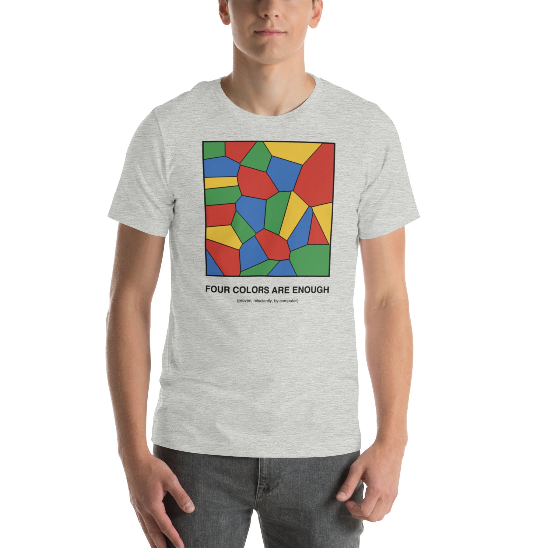 Four Colors Are Enough | Math Theorem Tee