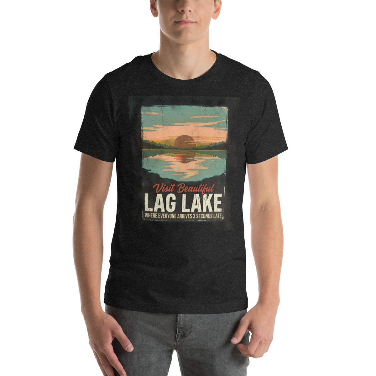 Visit Beautiful Lag Lake | Retro Gaming Travel Tee