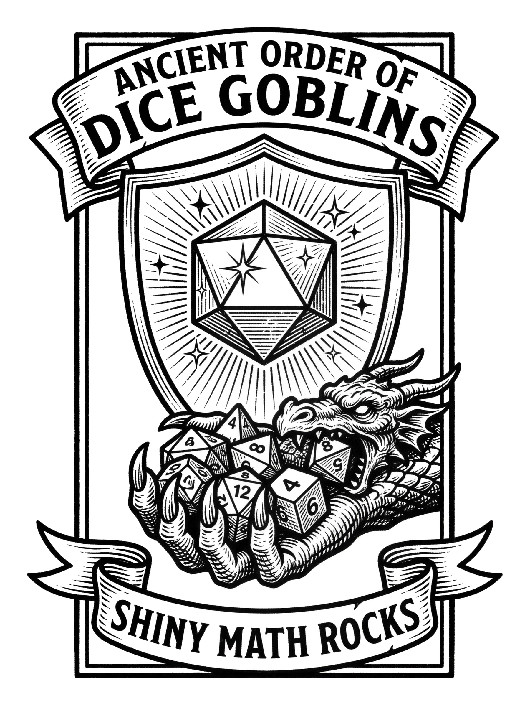 Ancient Order of Dice Goblins | Kiss-Cut Sticker