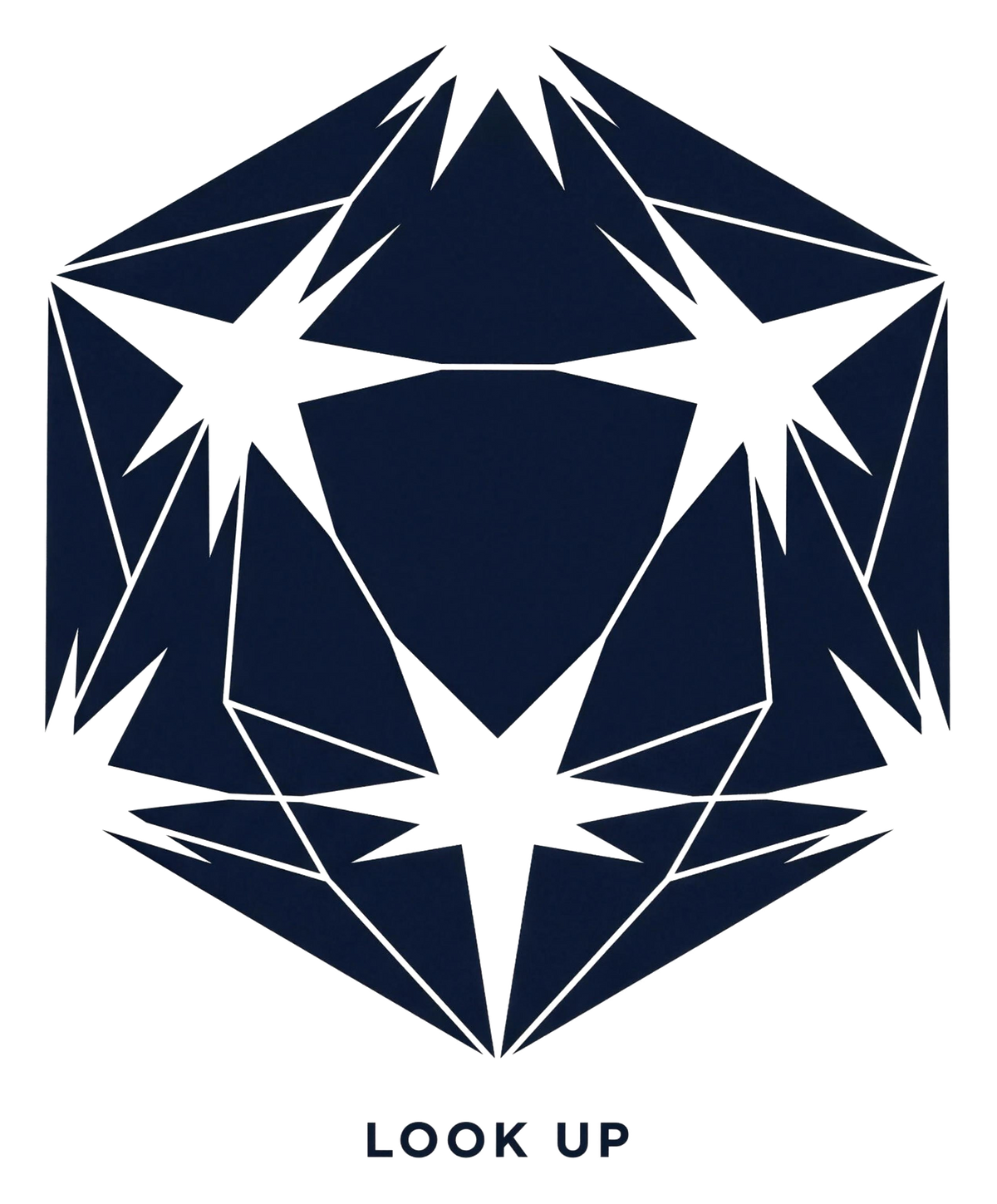 Look Up: d20 Constellation | Kiss-Cut Sticker