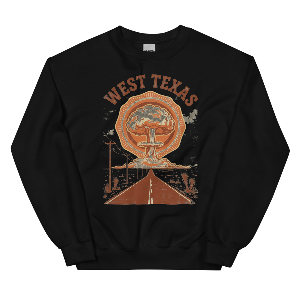 West Texas | Desert Highway Tee - Crewneck Black