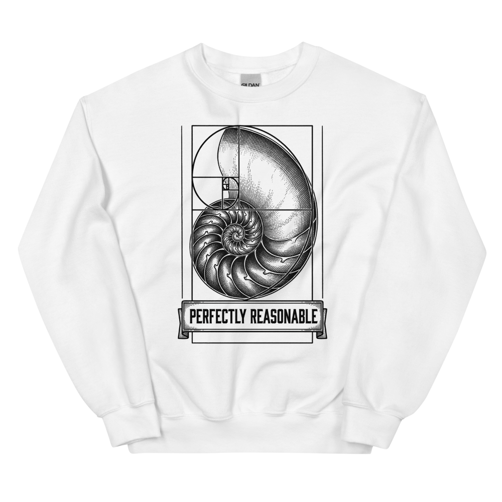 Perfectly Reasonable: Golden Ratio | Vintage Math Tee - Crewneck White