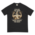 Civilize the Mind | Make Savage the Body Tee - Black