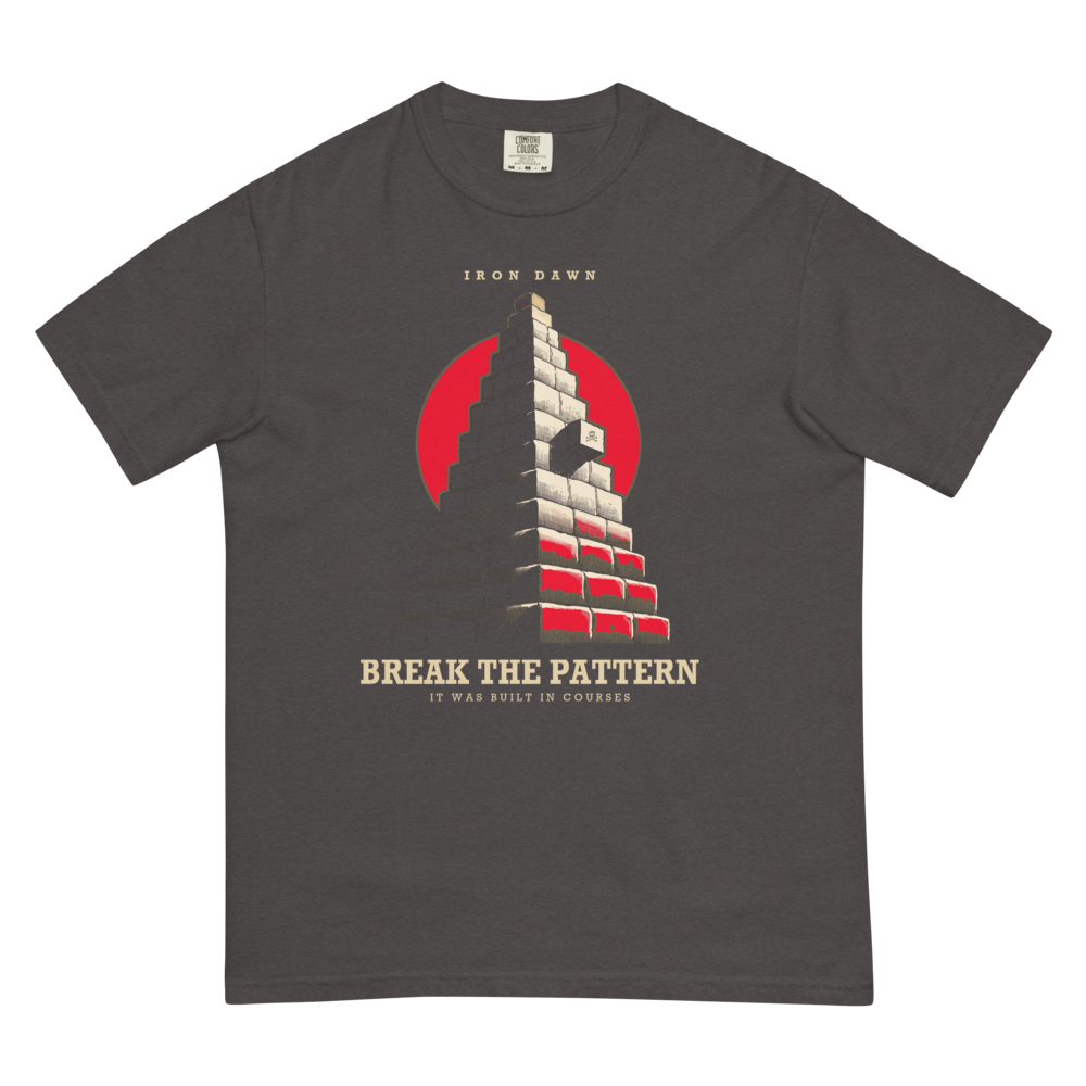 Break the Pattern | Iron Dawn Ziggurat Tee