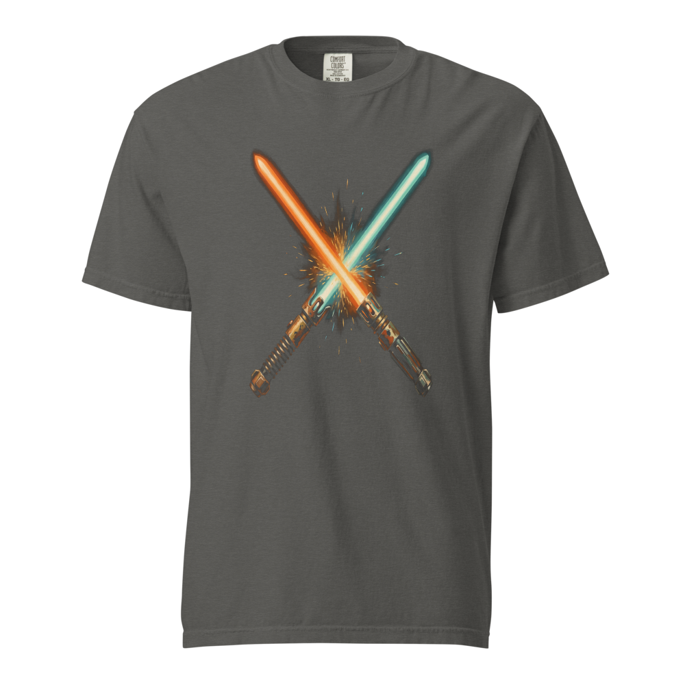 The Laser Sword | Retro Space Opera Tee - Pepper