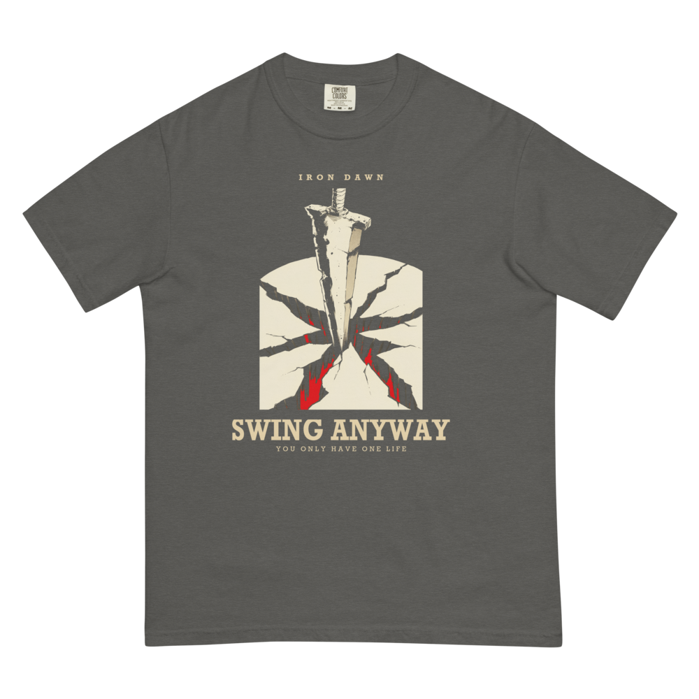 Swing Anyway | Iron Dawn Forge Tee - Pepper