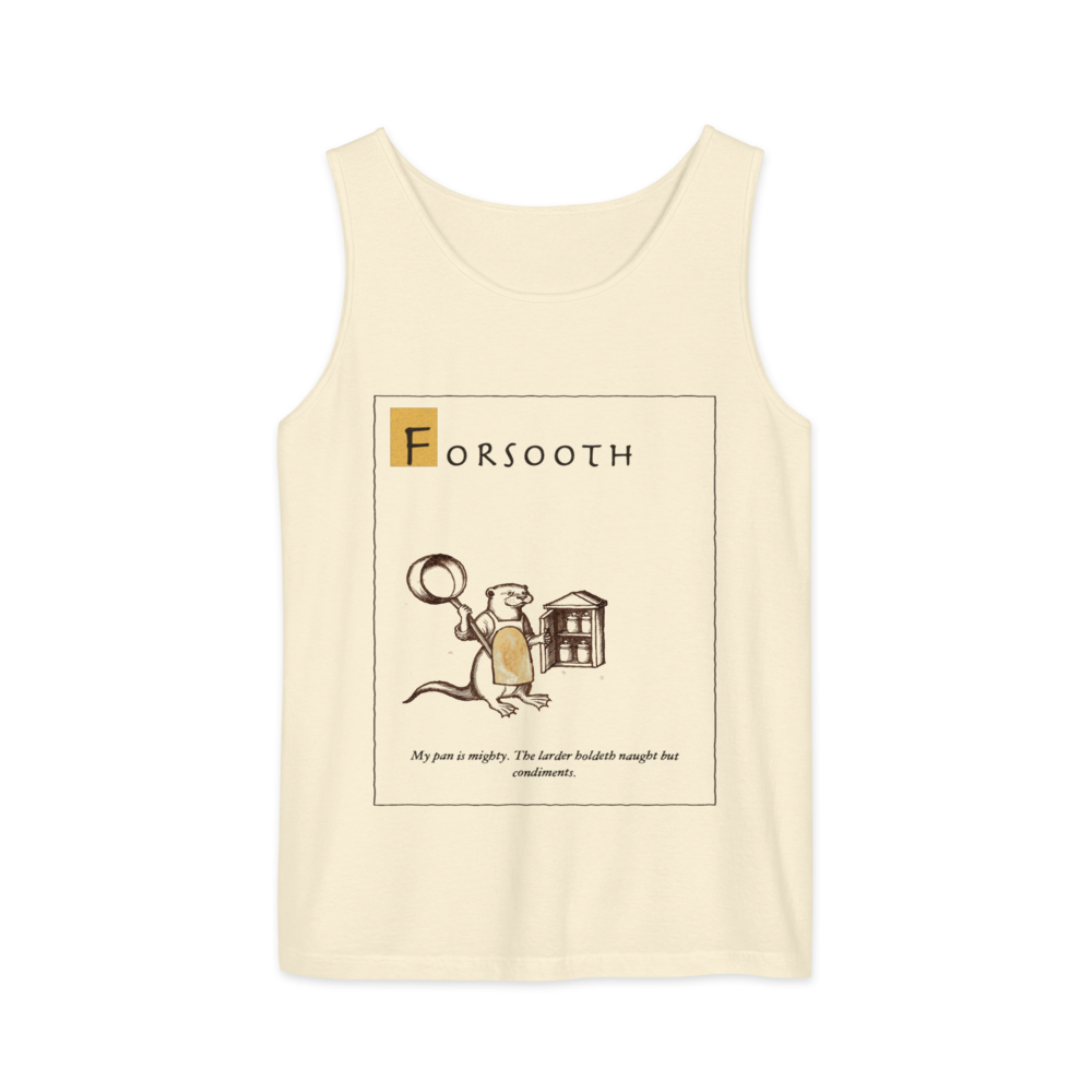 Forsooth: Naught But Condiments | Ye Olde Grievance Tee - Ivory