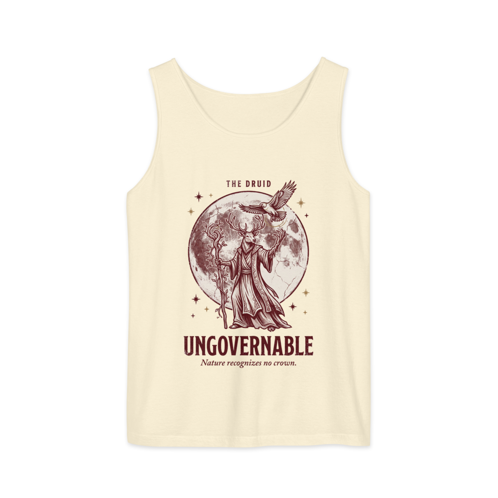 Druid - Ungovernable | TTRPG Class | Vintage Tabletop RPG - Tank Ivory (artwork corrected)