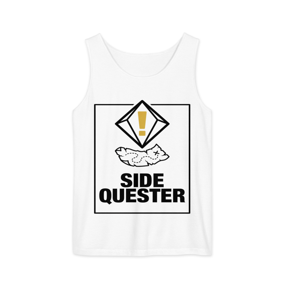 Side Quester | Gamer Tee - Tank White