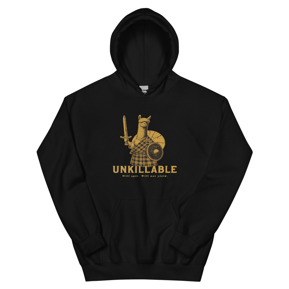 Alpaca Highlander | Unkillable Warrior - Hoodie Black