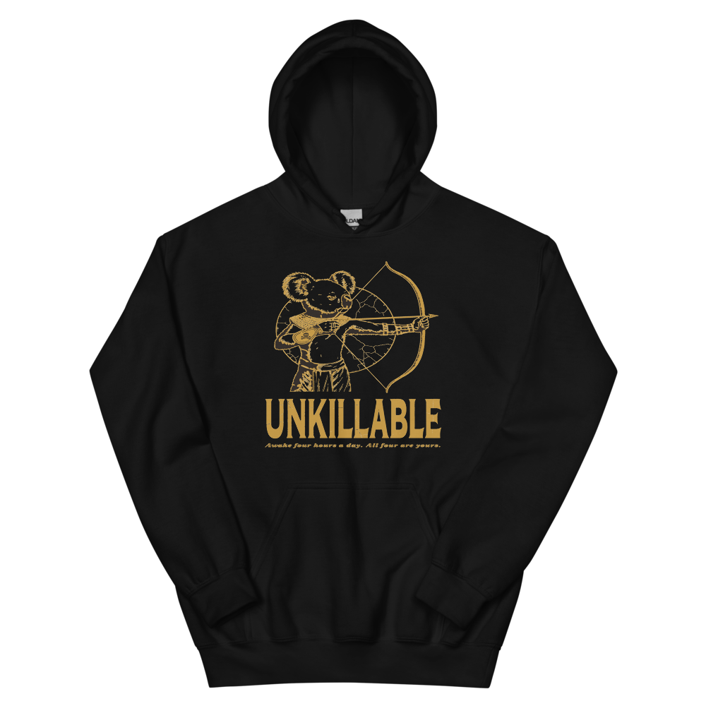 Koala Archer | Unkillable Warrior - Hoodie Black