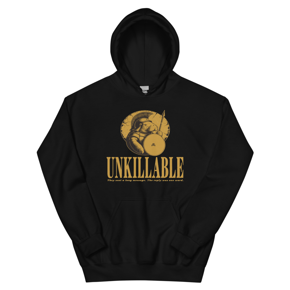 Manatee Hoplite | Unkillable Warrior - Hoodie Black
