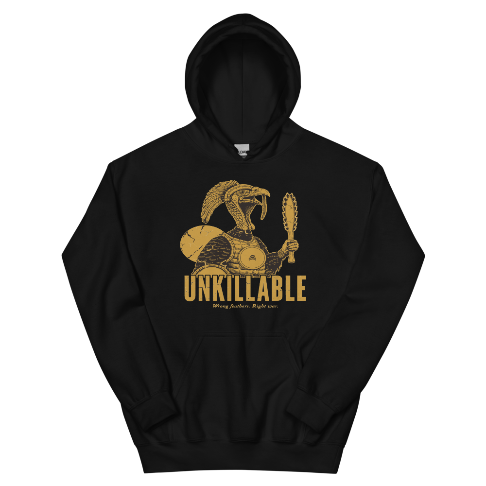 Turkey Eagle Warrior | Unkillable - Hoodie Black
