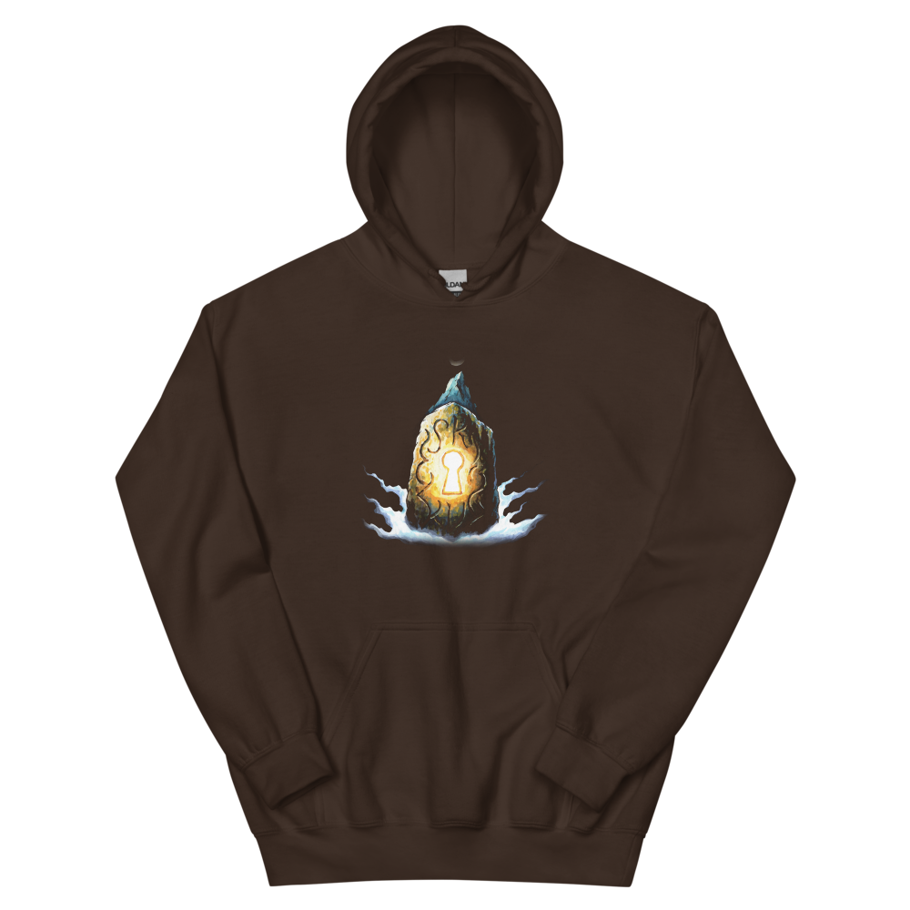 Moon Runes | Retro Fantasy - Hoodie Dark Chocolate