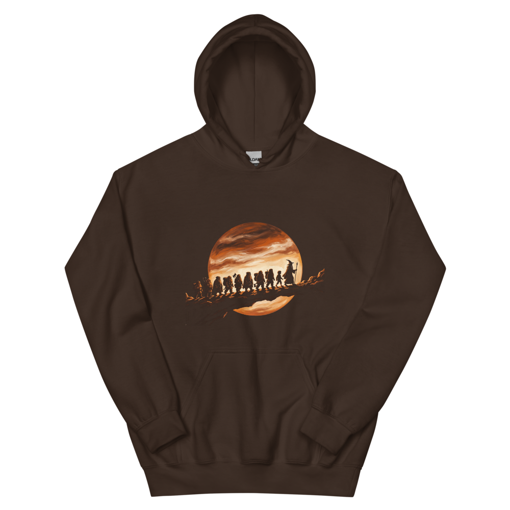 Thirteen and One | Retro Fantasy - Hoodie Dark Chocolate