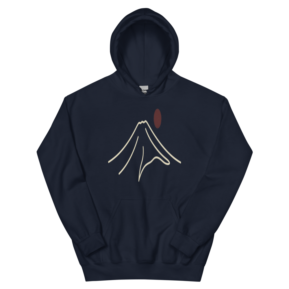 Fuji Minimal | Japanese Minimalist - Hoodie Navy