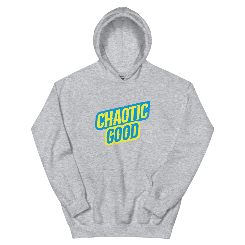Chaotic Good - Hoodie Sport Grey (artwork corrected)