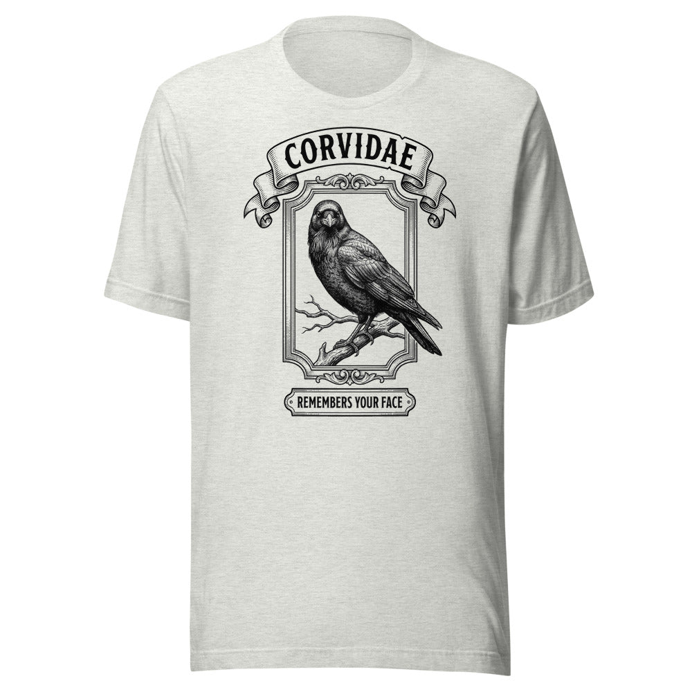 Corvidae — Remembers Your Face | Vintage Science Tee