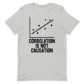Correlation Is Not Causation | Statistics Tee - Athletic Heather