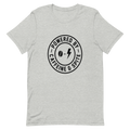 Powered by Caffeine & Spite | Badge Tee - Athletic Heather