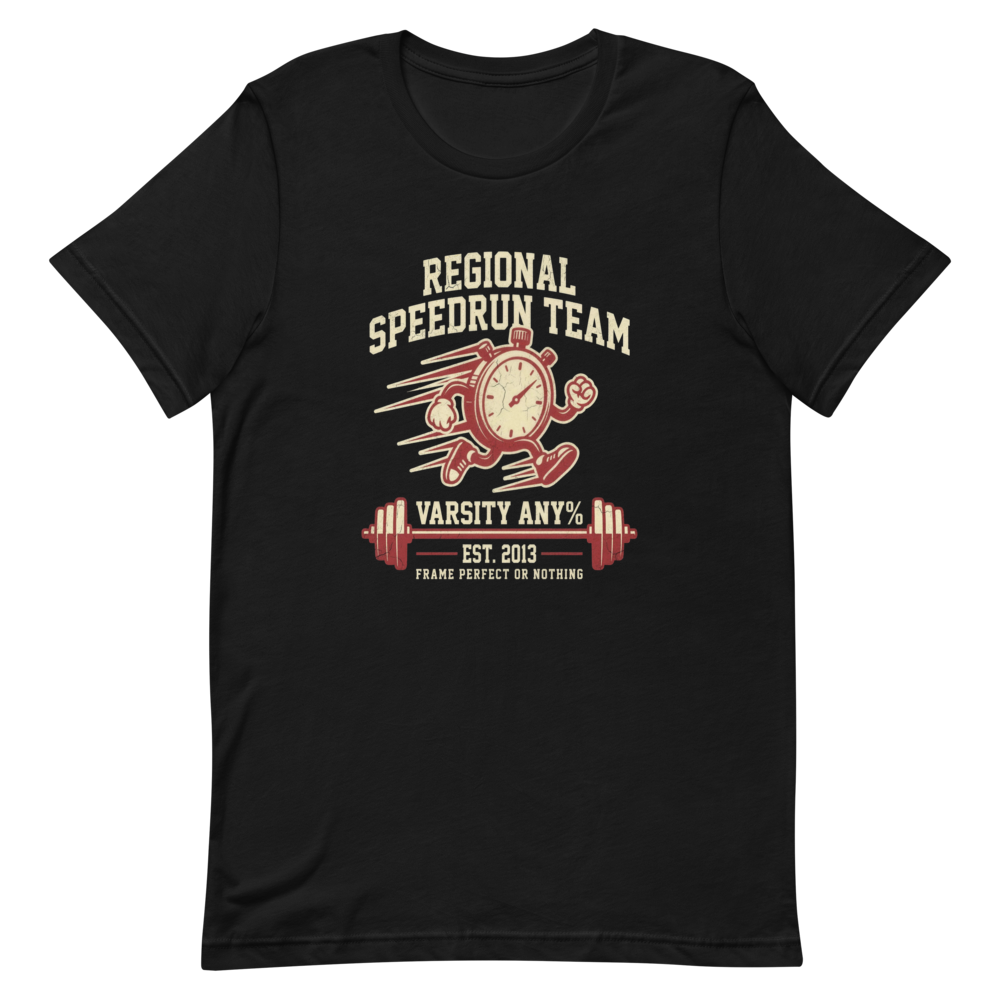 Regional Speedrun Team | Varsity Gamer Tee