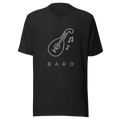 Bard | TTRPG Class Icon Tee - Black Heather