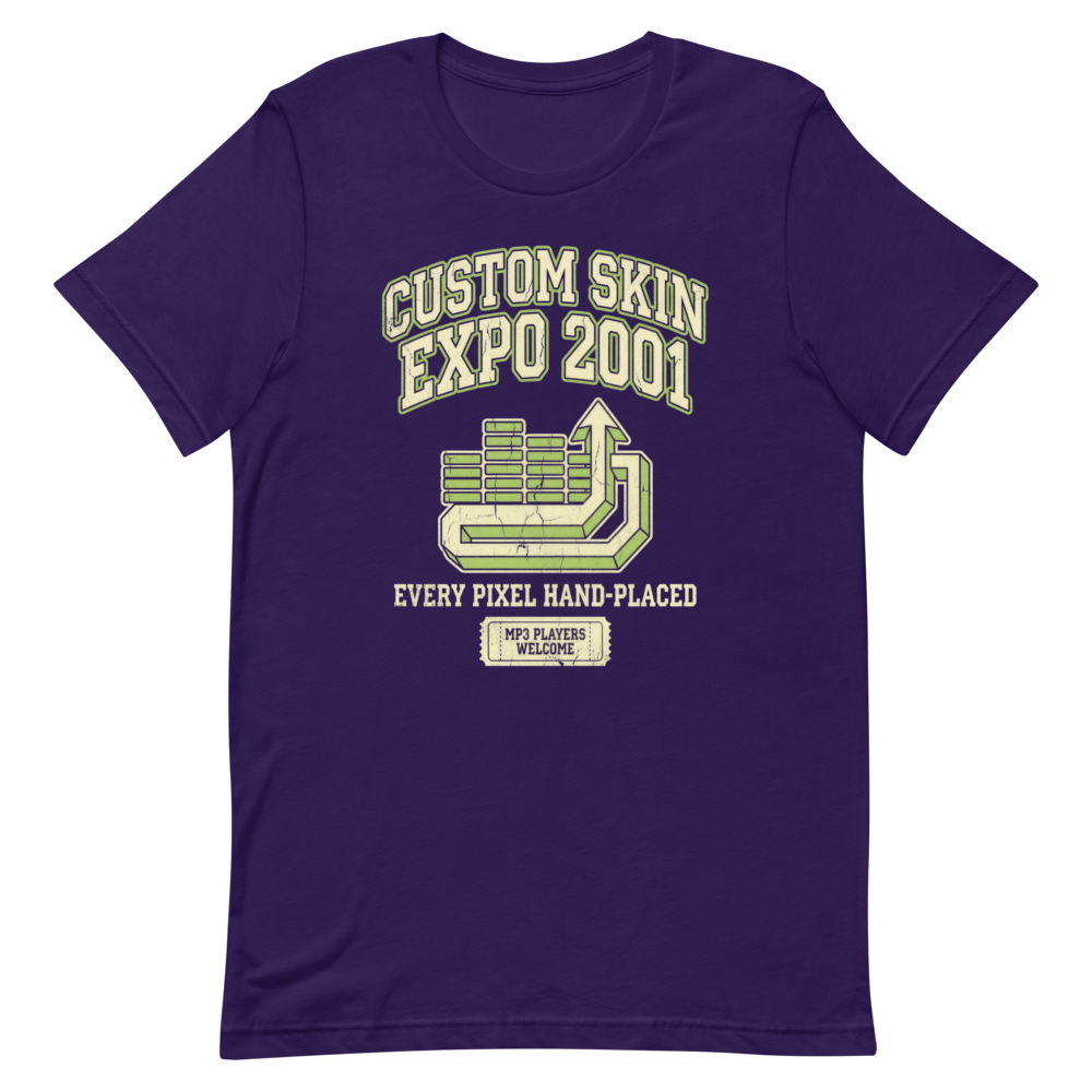 Custom Skin Expo 2001 | MP3 Era Tee - Team Purple