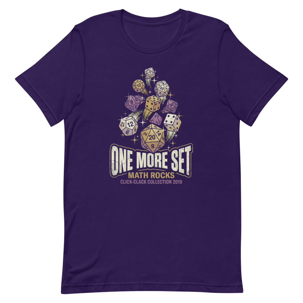 One More Set | Dice Goblin Tee - Team Purple