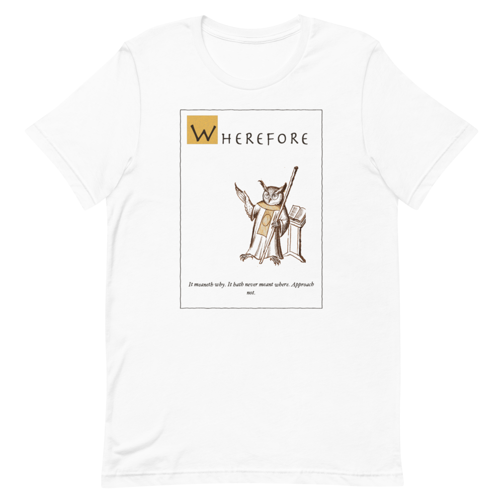 Wherefore: It Meaneth Why | Ye Olde Grievance Tee - Tee White