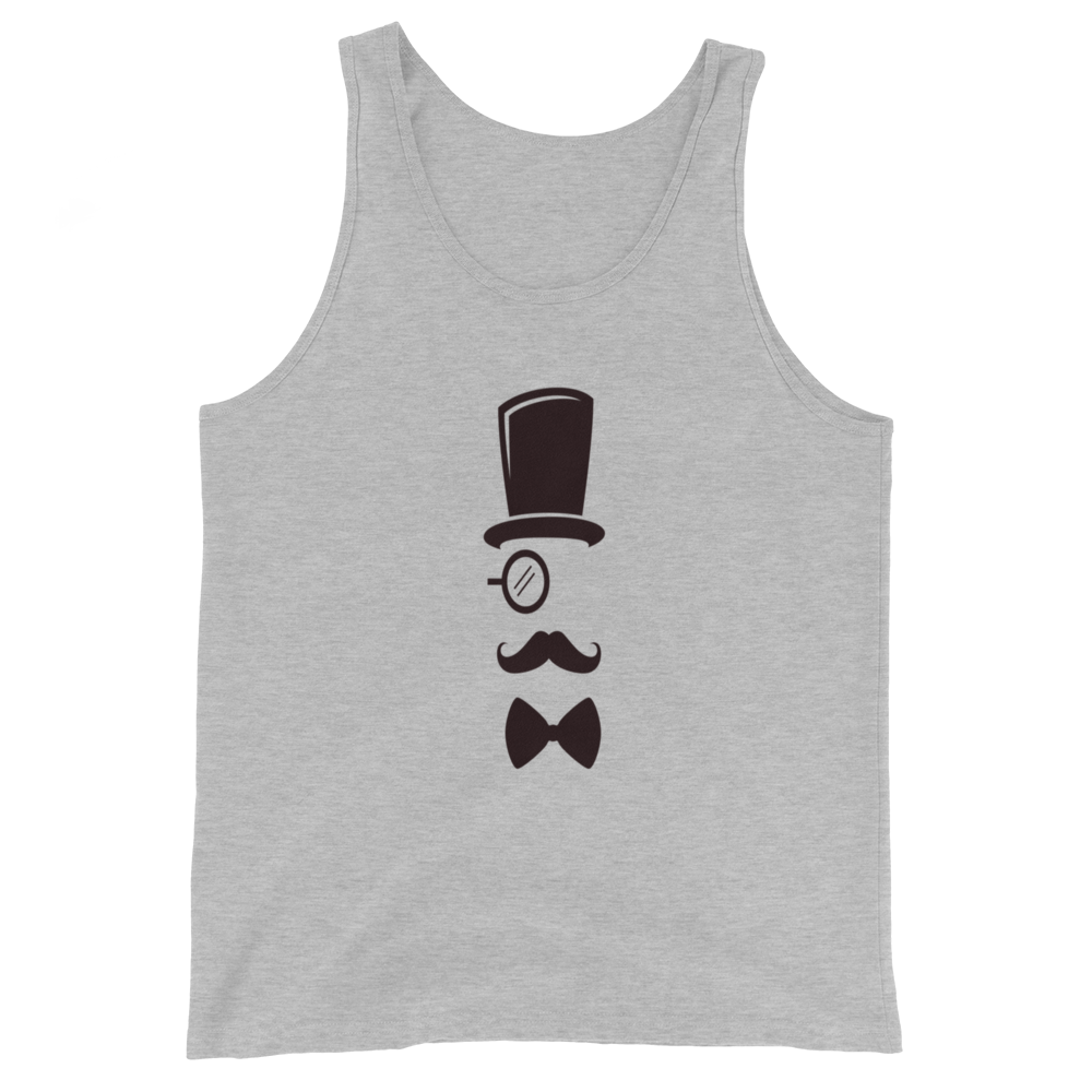 Indubitably Monocle Tank - Athletic Heather