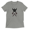 Viking Embroidered T-Shirt - Athletic Grey Triblend