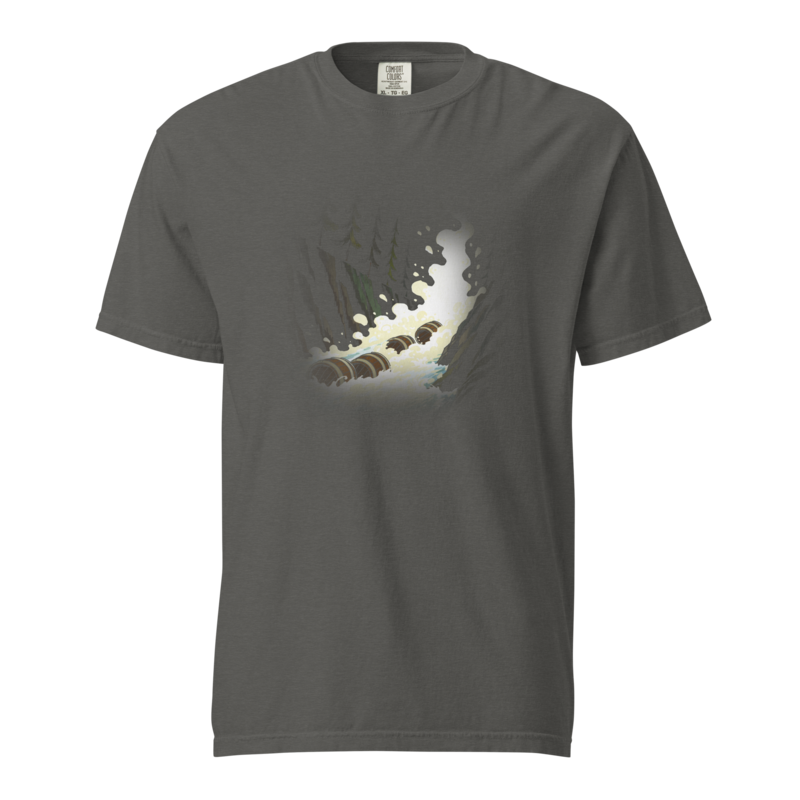 Downriver | Retro Fantasy Tee - Pepper