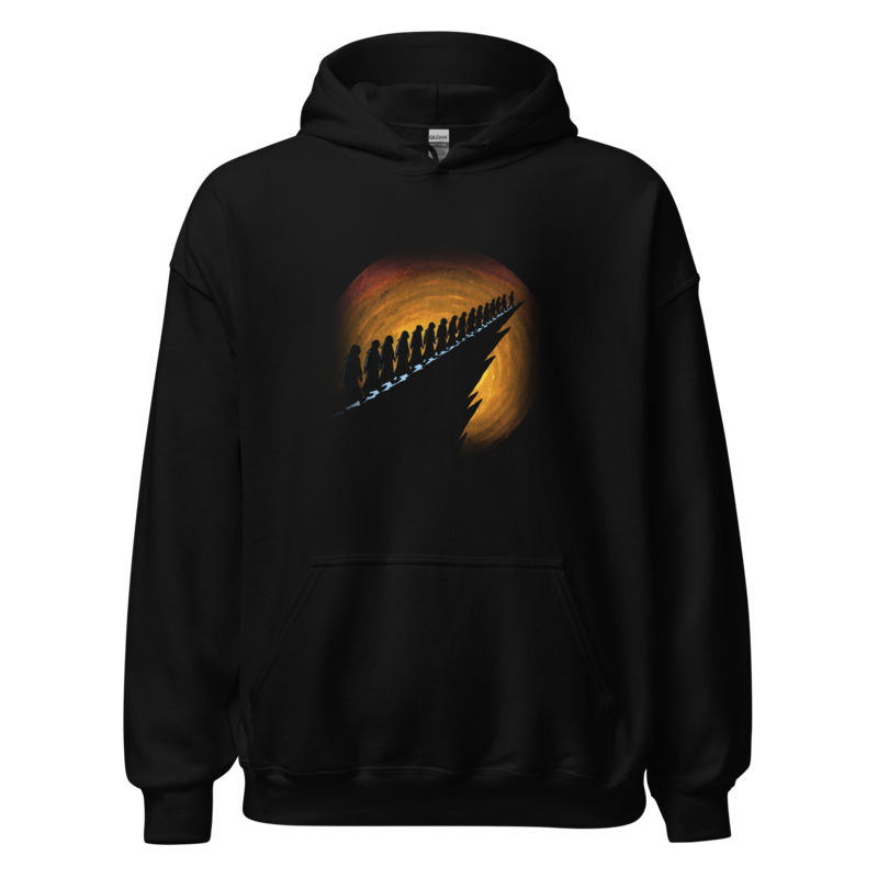 Thirteen and One | Retro Fantasy Hoodie - Black