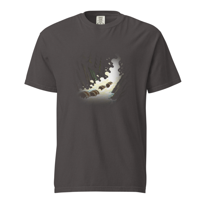 Downriver | Retro Fantasy Tee - Graphite