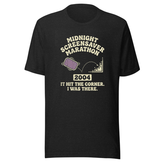 Midnight Screensaver Marathon | Retro Computer Tee